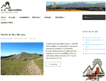 Tablet Screenshot of aguacero.org